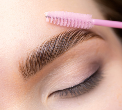 Brow Lamination and Tint